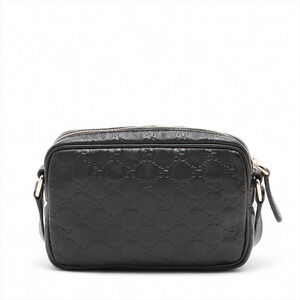Gucci Black Leather Shoulder Bag ssima